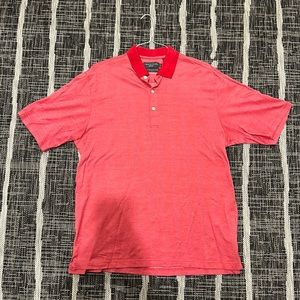 NICKLAUS GOLF men’s large red polo style shirt.